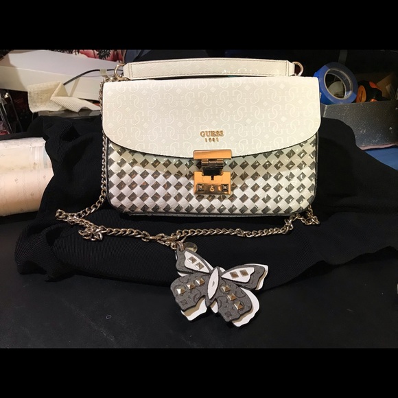 Guess Handbag & Small wallet, 1981 Butterfly Coll - Picture 7 of 8